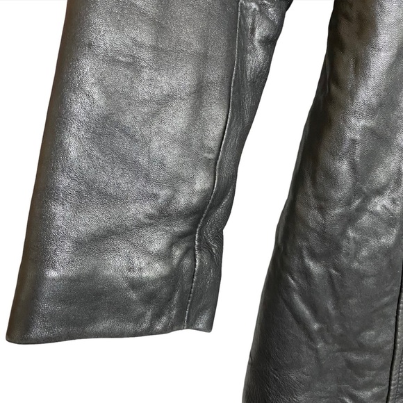 Whet Blu NYC Luxury Black Leather Jacket Extra Small XS - Picture 11 of 16